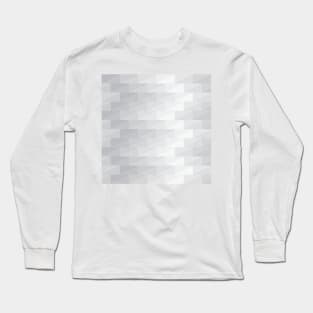 Gray tone cubes with zig zag shape Long Sleeve T-Shirt